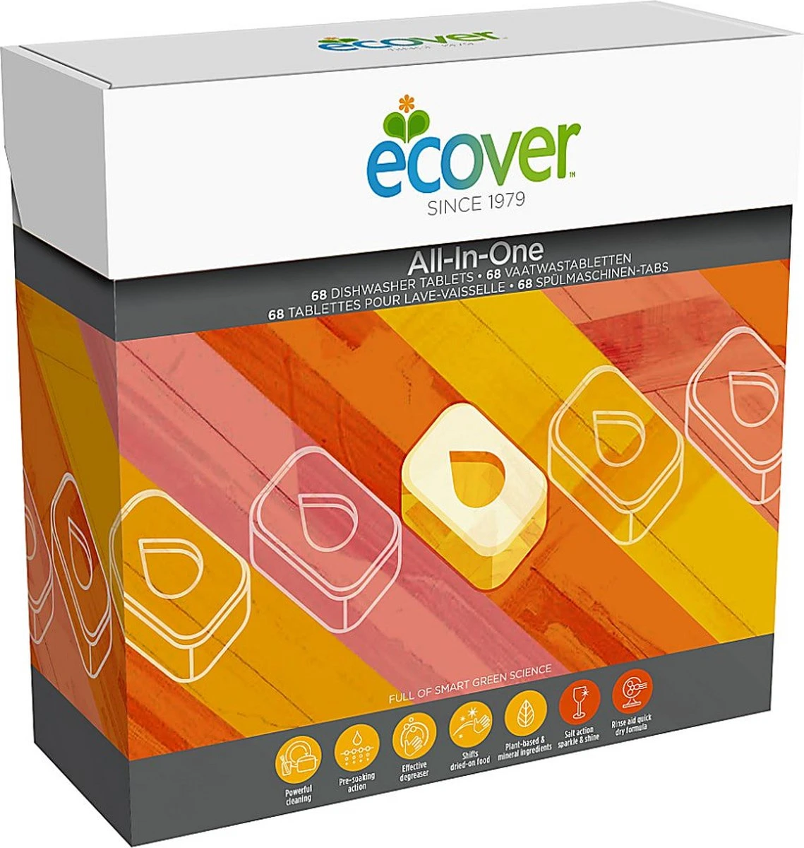 Ecover - Vaatwastabletten All In One - 68 Tabs - Afbeelding 4