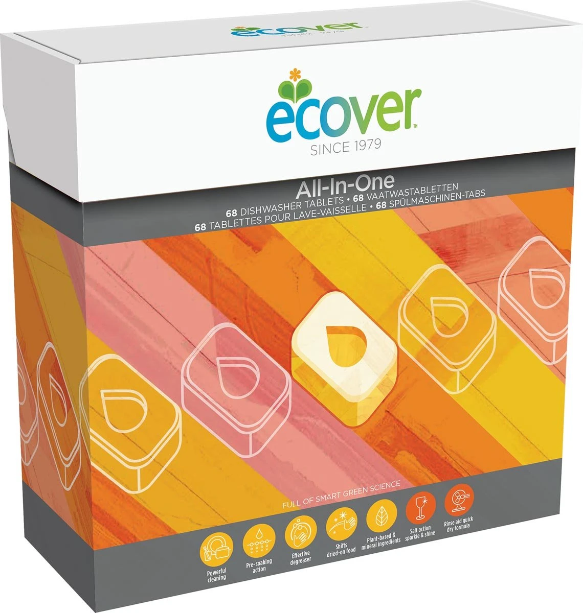 Ecover - Vaatwastabletten All In One - 68 Tabs - Afbeelding 5