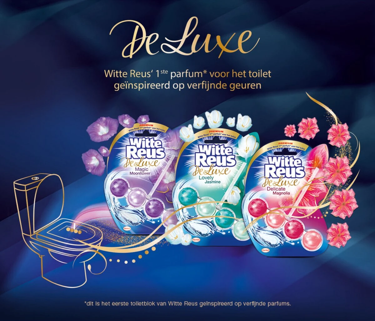 Witte Reus DeLuxe Toiletblok - Magic Moonflower - WC Blokjes Voordeelverpakking - 10 Stuks - Afbeelding 14