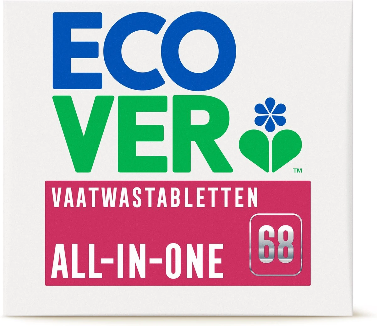 Ecover - Vaatwastabletten All In One - 68 Tabs - Afbeelding 2