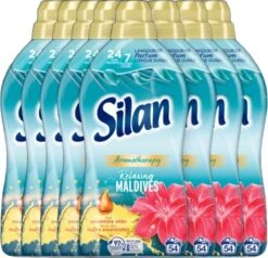 Silan Aroma Therapy Relaxing Maldives Wasverzachter - 8 X 54 Wasbeurten - Voordeelverpakking