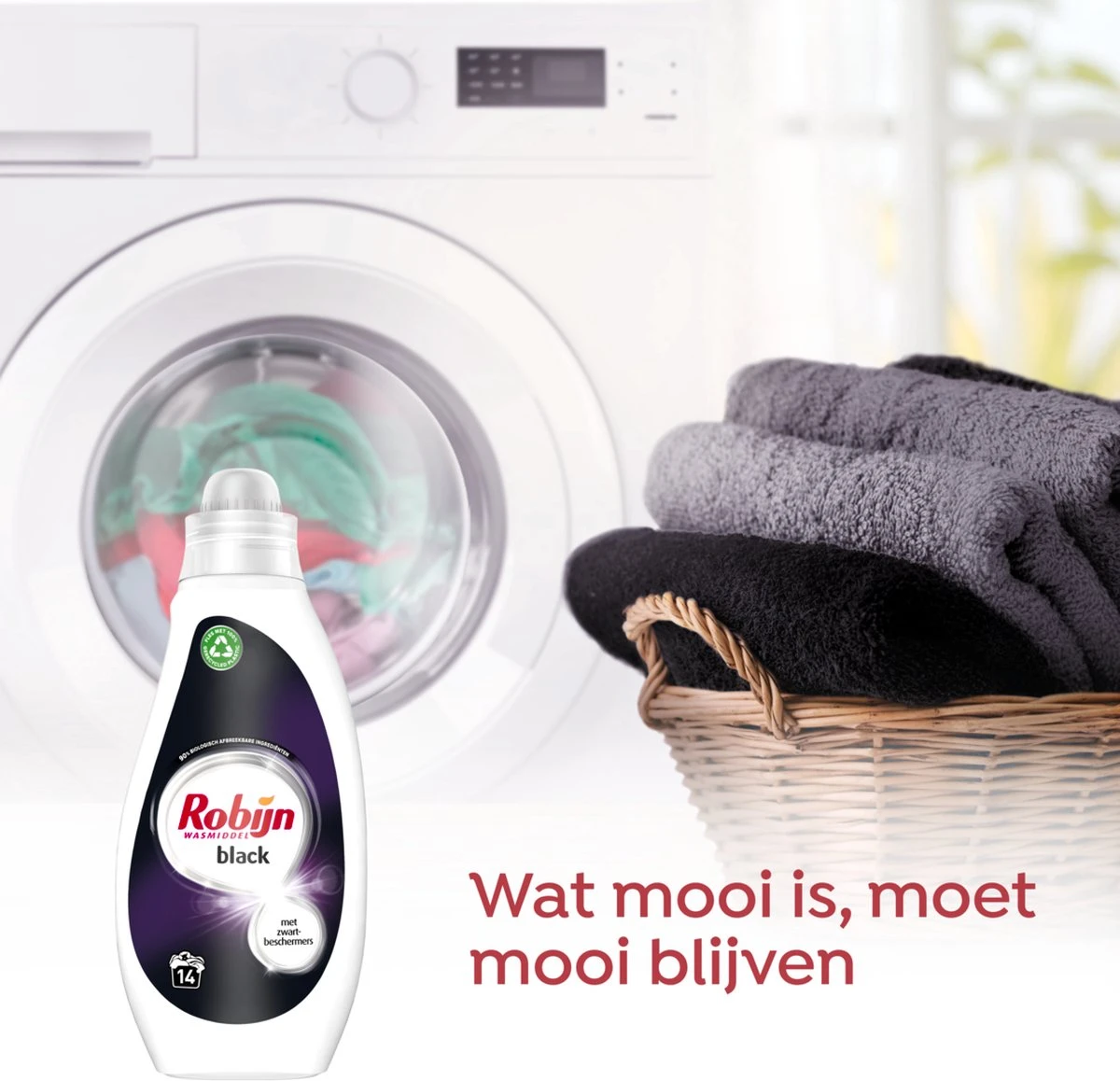 Robijn Vloeibaar Wasmiddel Black 8 X 700ml 112 Wasbeurten - Afbeelding 5