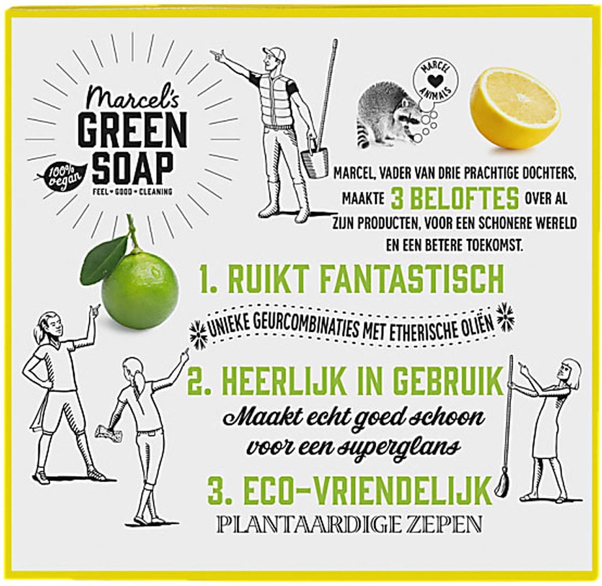 Marcel's Green Soap Vaatwastabletten Grapefruit & Limoen - 25 Stuks - Afbeelding 11