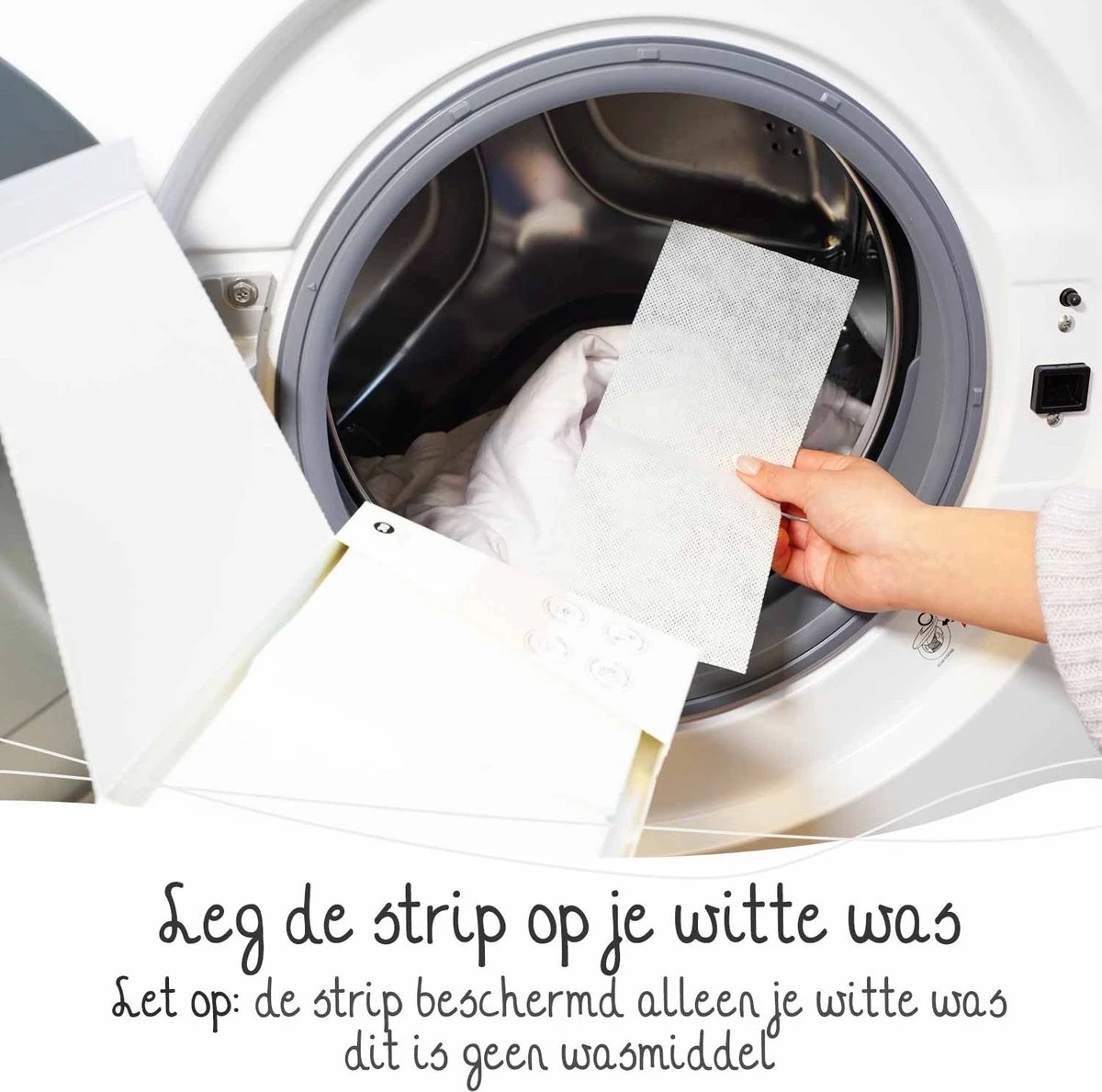 Cosmeau Witte Was White Protect Wasstrips 30 Wasbeurten Sheets Eco Laundry Strips - Afbeelding 2