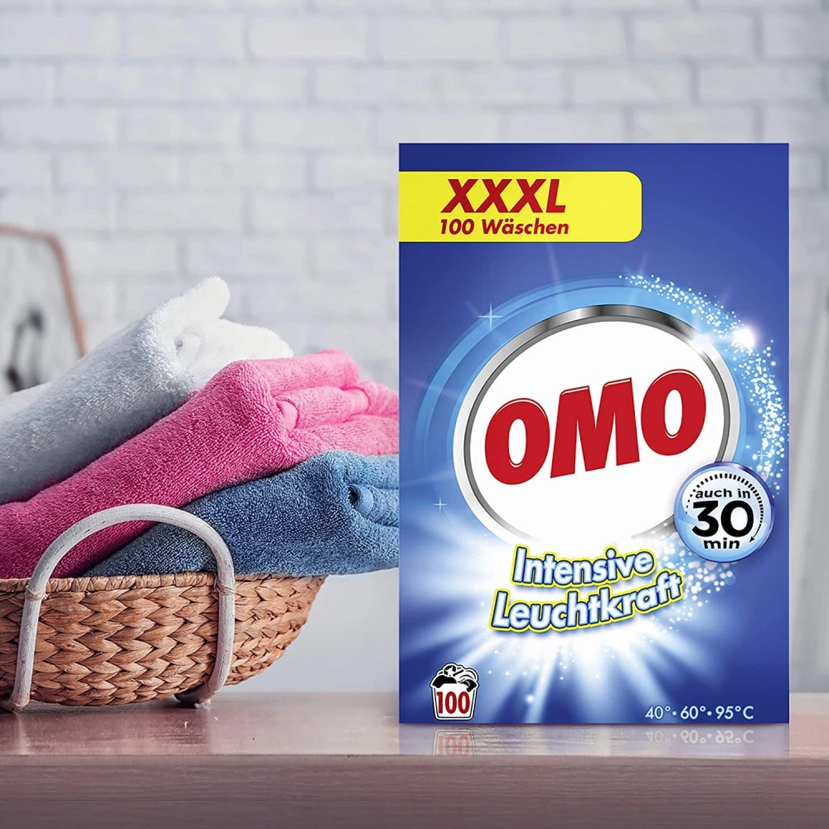 Omo Wit Waspoeder XXXL - 100 Wasbeurten - 7kg - Wasmiddel