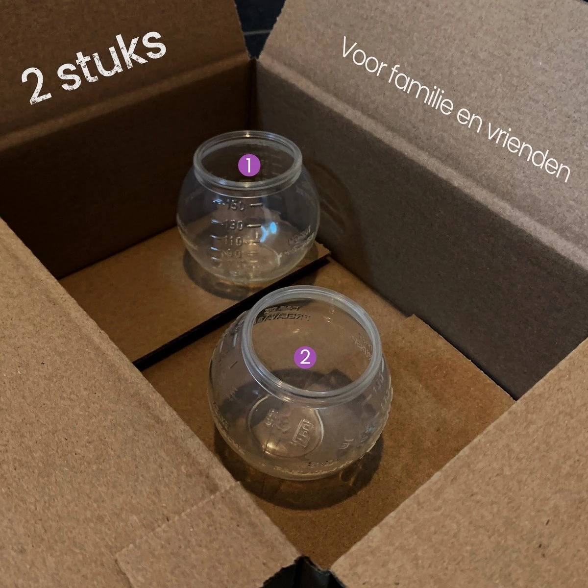 BluGo Doseerbol 2 Stuks - Wasbollen - Doseerdop - Drogerballen - Wasballen - Wasmiddel - Herbruikbaar - Maataanduiding - 150ml - Afbeelding 7