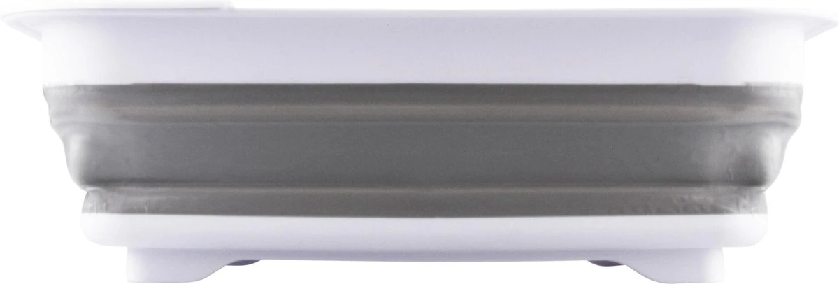 Merkloos Afdruiprek Voor Afwas - Afwasrek - Opvouwbaar - Inklapbaar - Compact - Vaatwasrek Met Bestekrekje - Afbeelding 5