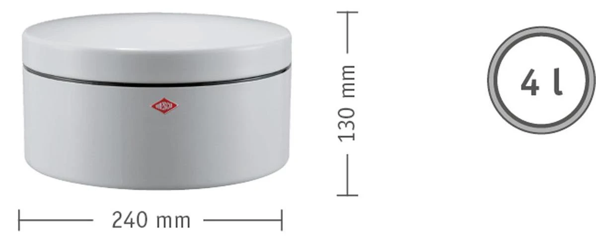 Wesco Koektrommel 4l Mint Groen - Afbeelding 4