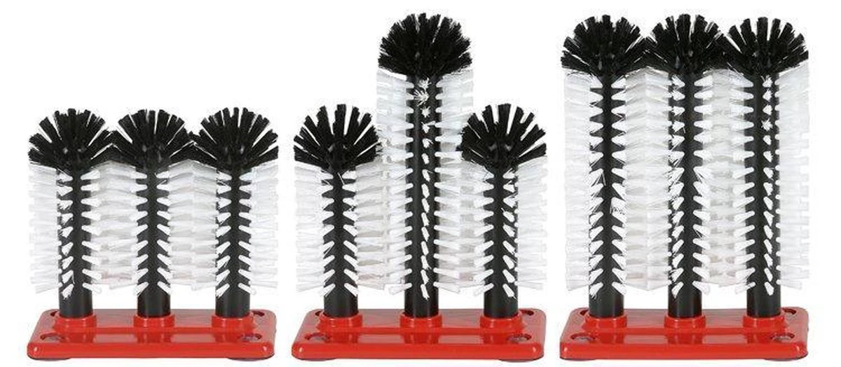 Bar Professional Spoelborstel Kunststof Voet - 3-delig - Afbeelding 3