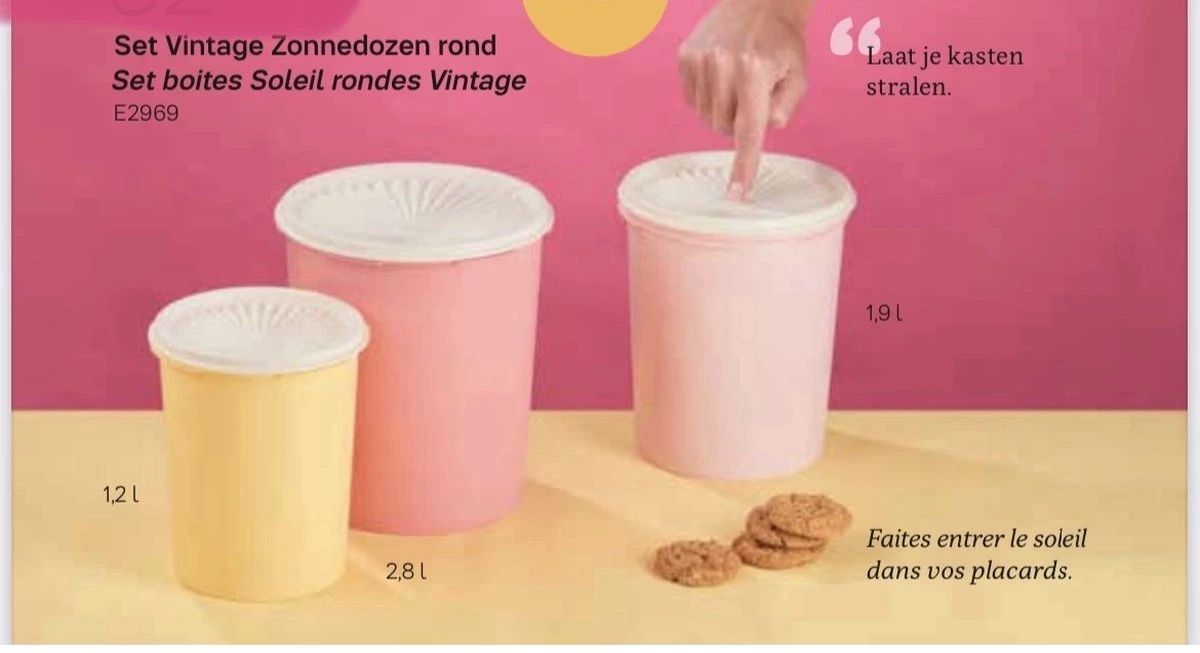 Tupperware Zonnendozen Set - Afbeelding 3