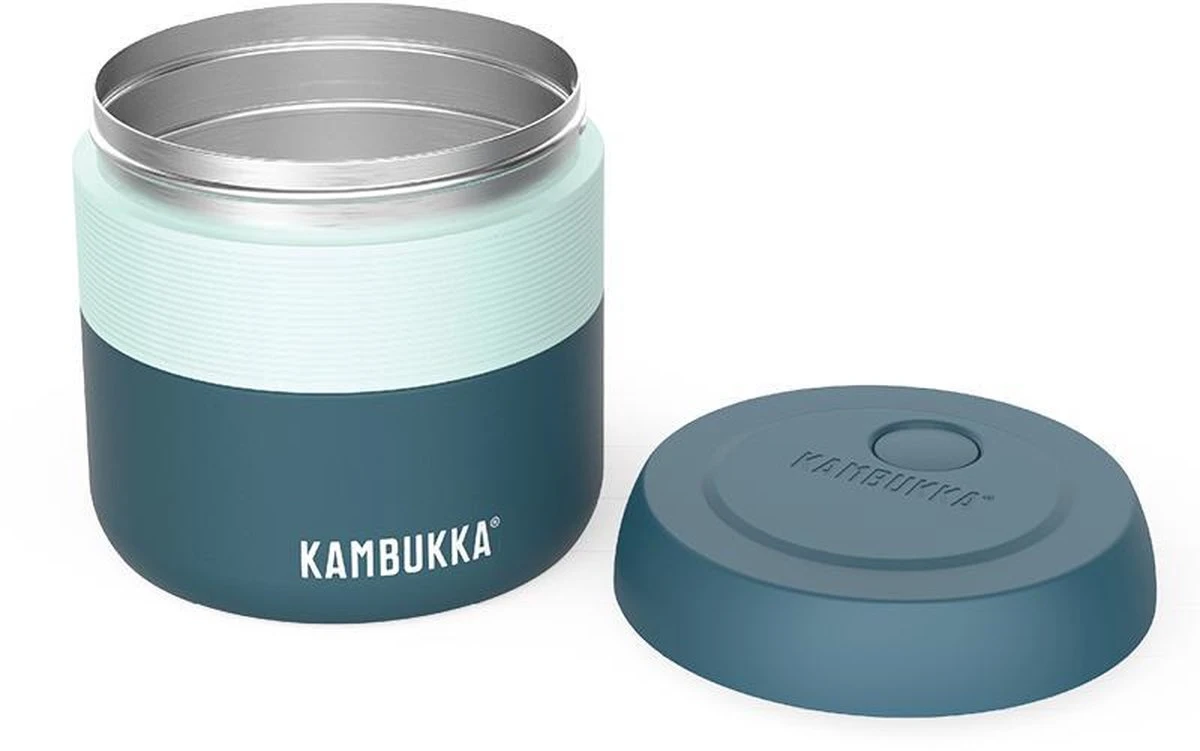 Kambukka Bora - Lunchbox - 400 Ml - Voedselcontainer Houdt 6 Uur Warm & 100 % Lekvrij - Deep Teal - Afbeelding 2