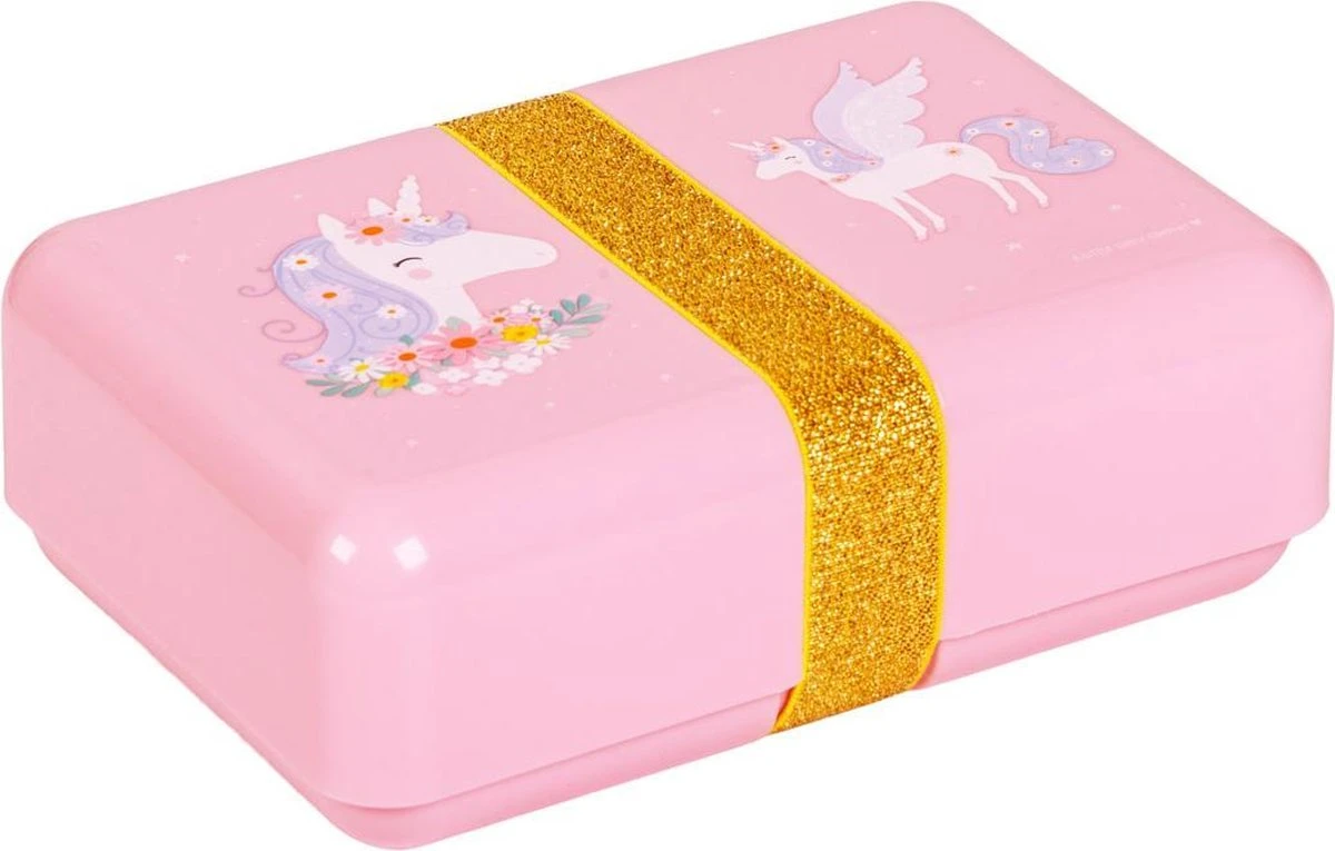 Broodtrommel / Lunch Box: Eenhoorn | A Little Lovely Company - Afbeelding 2