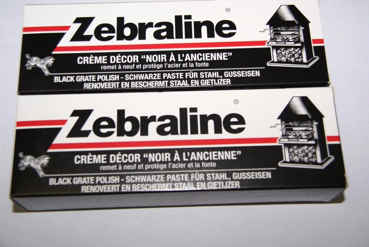 Zebraline Kachelpoets - Kachelzwart - Black Polish - Zwart - 100ml - 2 Tubes