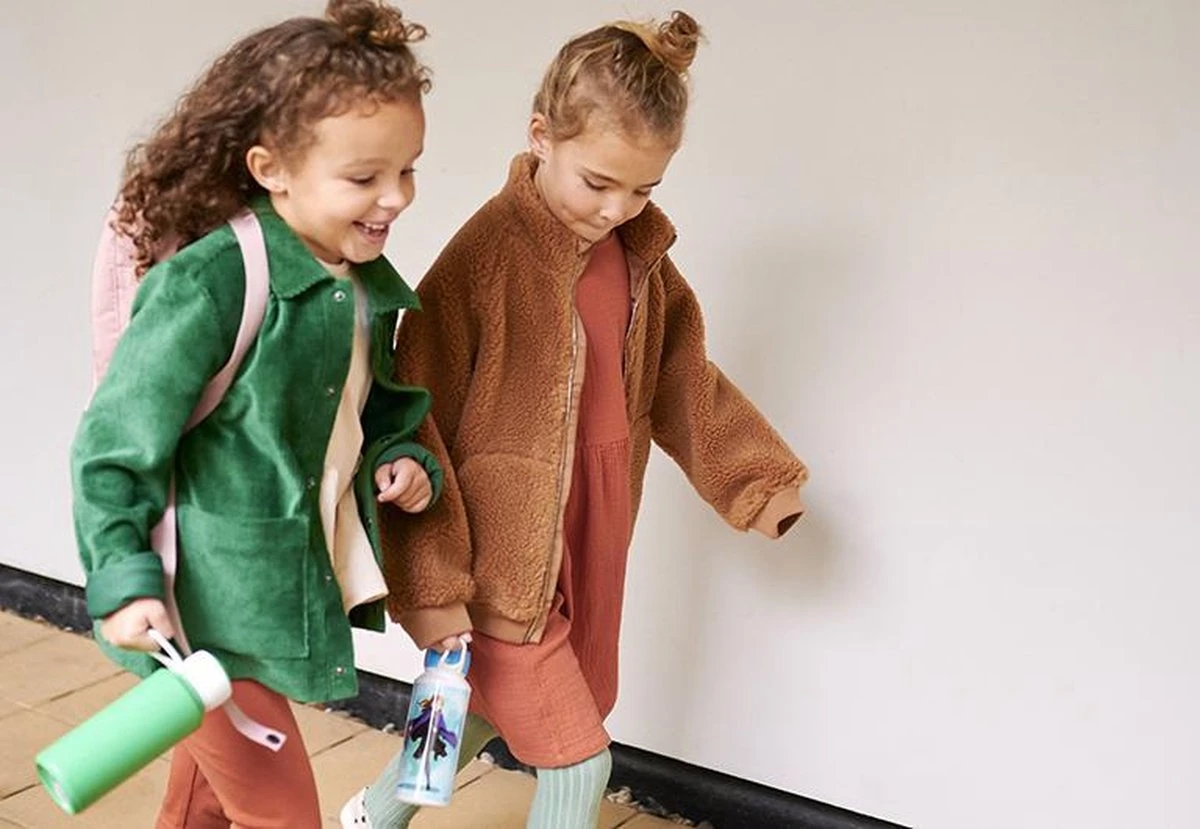 Mepal – Lunchset Campus (pu + Lb) – Pop-up Drinkfles En Broodtrommel Voor Kinderen – Spring Flowers – Little Dutch - Afbeelding 5