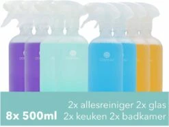 Cosmeau Mixed 8 Stuks Tabletten Cleaning Tabs Schoonmaak Tabs - Allesreiniger - Keukenreiniger - Badkamerreiniger Sanitair