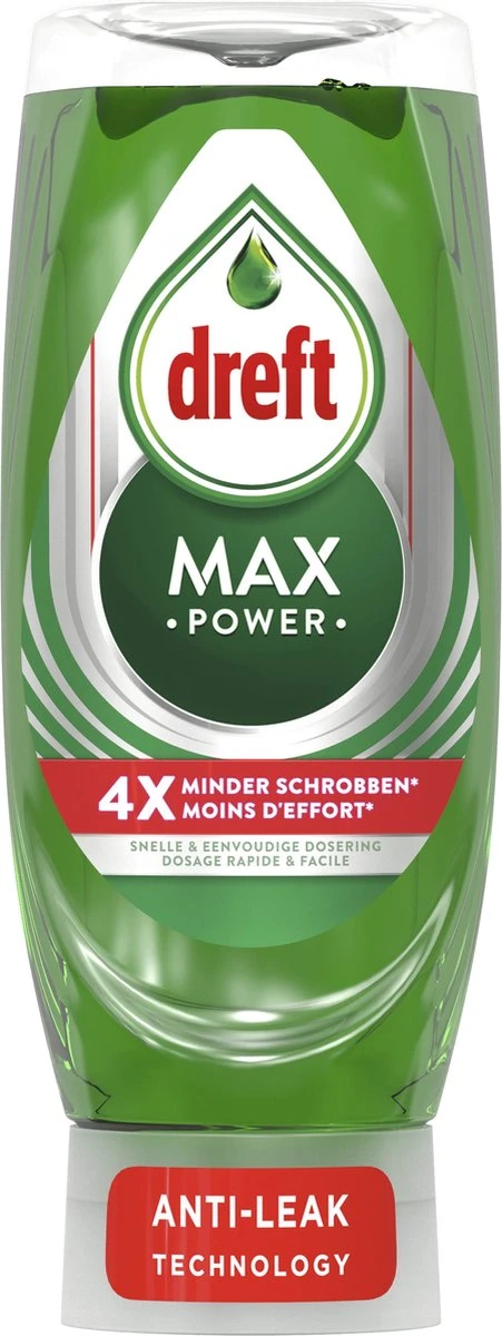 Dreft MaxPower - Vloeibaar Afwasmiddel - Voordeelverpakking 8 X 450 Ml - Afbeelding 2