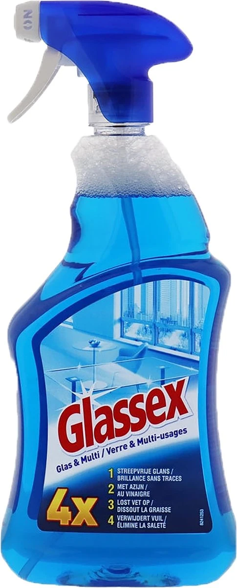 3 X Glassex Spray - Glas & Oppervlaktespray - Oppervlakte Spray - 3 X 750ml - Afbeelding 2