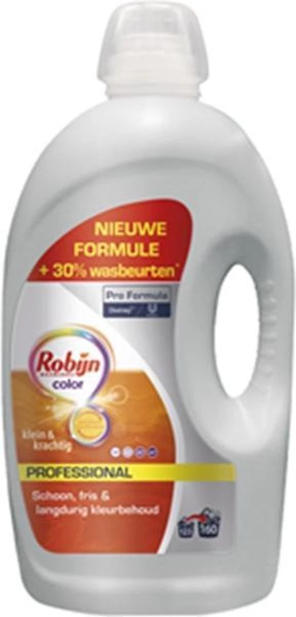 Robijn Professional Klein & Krachtig Wasmiddel Color 4,32L - Afbeelding 2