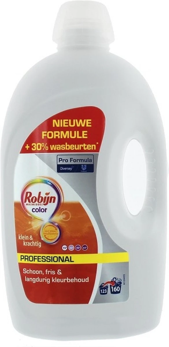 Robijn Professional Klein & Krachtig Wasmiddel Color 4,32L - Afbeelding 4