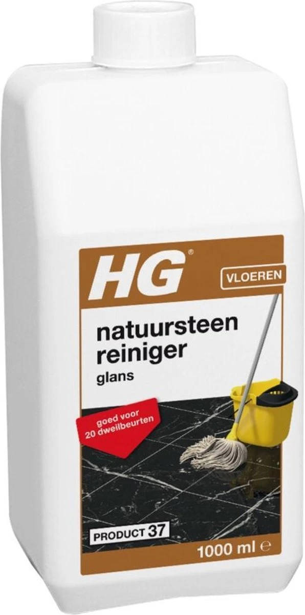 HG Natuursteenreiniger Glans (product 37) - 1L - Voor Regelmatig Gebruik Van Marmer En Kalkhoudend Natuursteen - Afbeelding 7