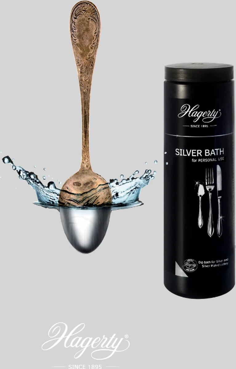 Hagerty Silver Bath - Professional 580ml - Reinigingsbad Voor Zilver Bestek - Afbeelding 3