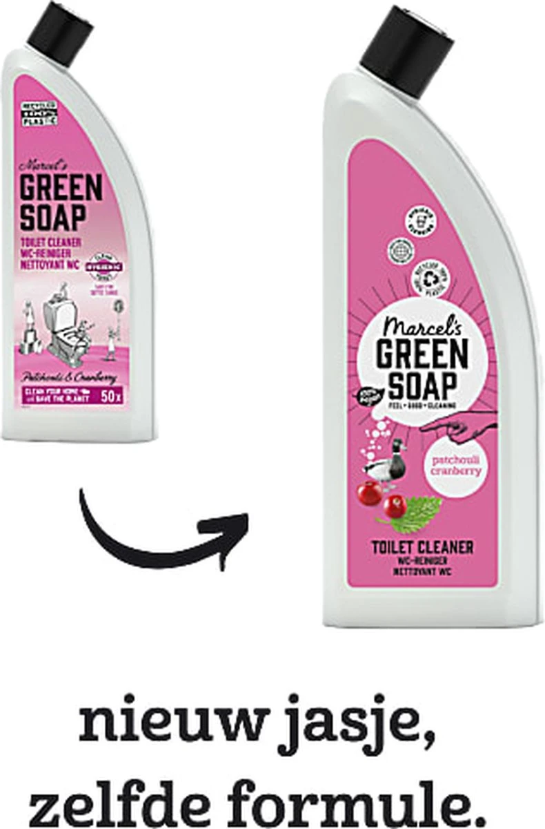 Marcel's Green Soap Toiletreiniger Patchouli & Cranberry - 750 Ml - Afbeelding 2