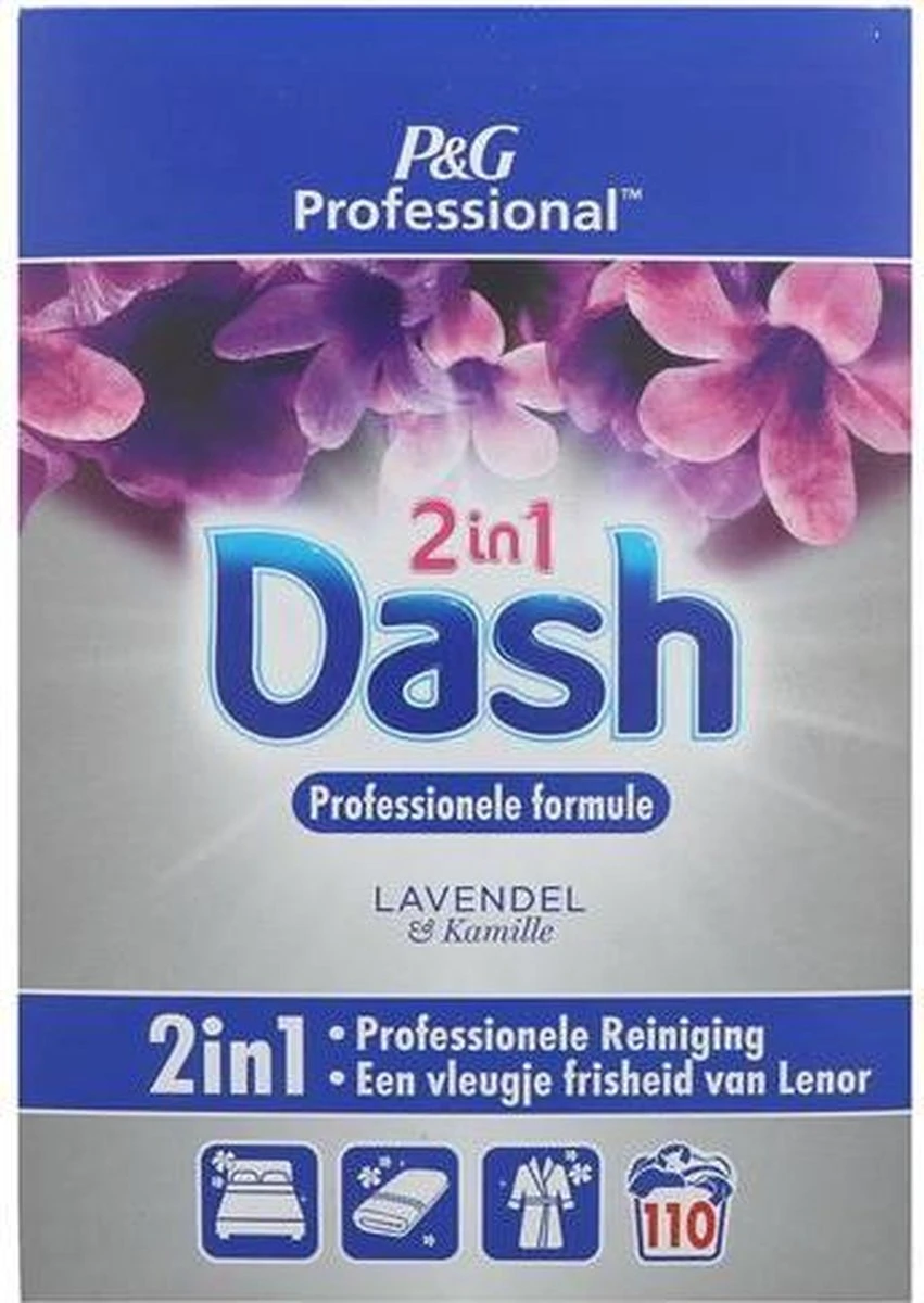 Dash 2in1 Waspoeder En Wasverzachter Lavendel En Kamille - 110 Wasbeurten - Afbeelding 2