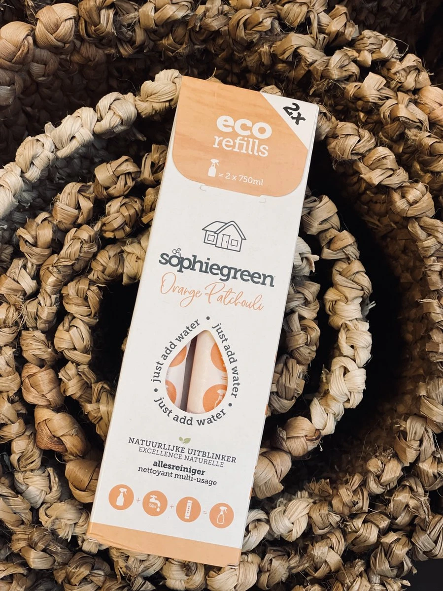 SophieGreen Orange Patchouli Allesreinigers 3x2 Navullingen (=6x750 Ml) - Afbeelding 3