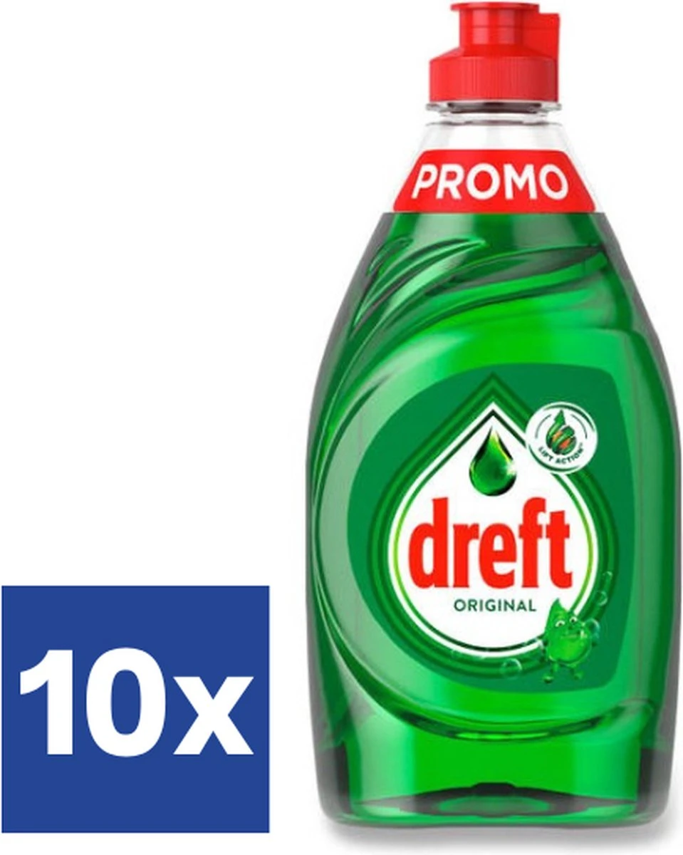 Dreft Original Afwasmiddel (Voordeelverpakking) - 10 X 330 Ml
